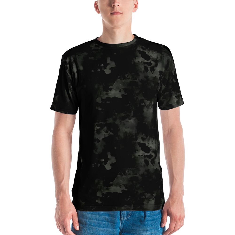 Herren-T-Shirt Gun Metal Black