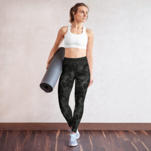 Yoga-Leggings Metal Gun Black